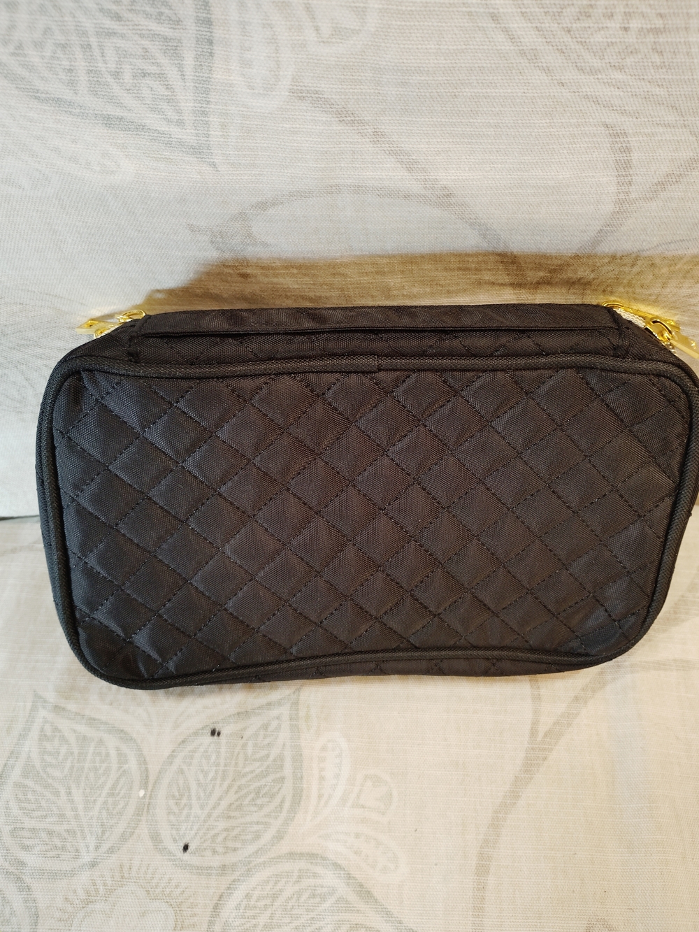 Quilted Black Travel Jewelry Bag Organizer - Picture 6 of 6